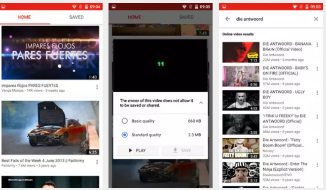 YouTube Video Downloader apps for android