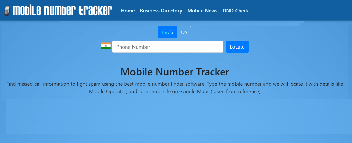 mobile number tracker
